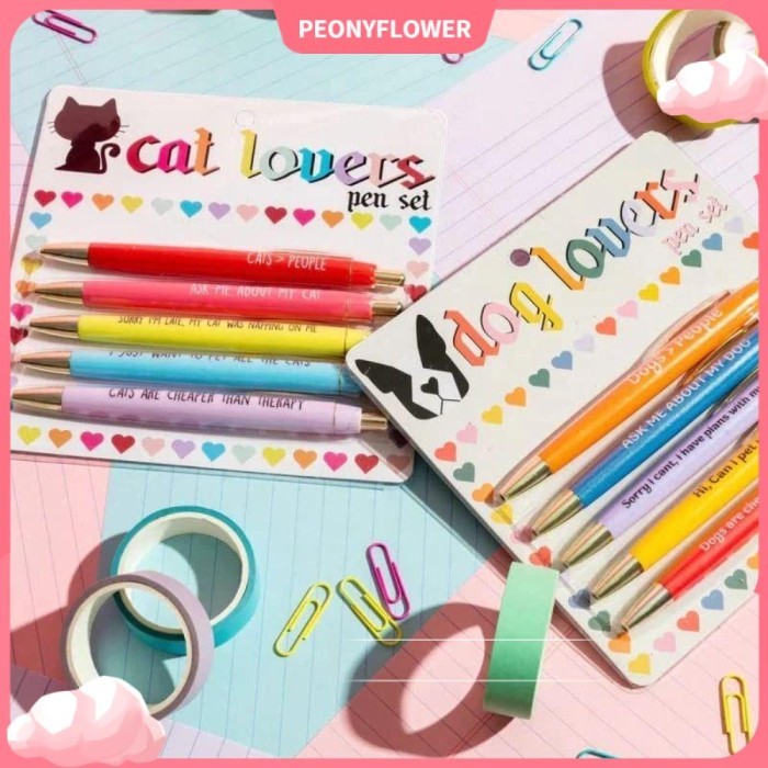 

Terbaru Pe-flower Pulpen Lucu Perlengkapan Kantor Sekolah Dengan Ungkapan Lucu 100% ori