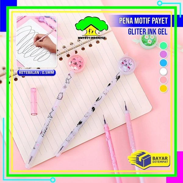 

Terbaru MI-A90 Pulpen Gel Bunny 0.5mm Pena Gel Pastel Alat Tulis Karakter / Pena Cair Daisy Pena