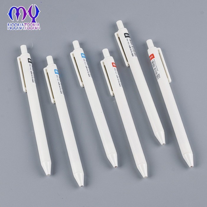 

Terbaru KYe Pena Cetekan Polos Putih Pena Gel Kantor 0.5mm Pulpen Tulis Sekolah 100% ori