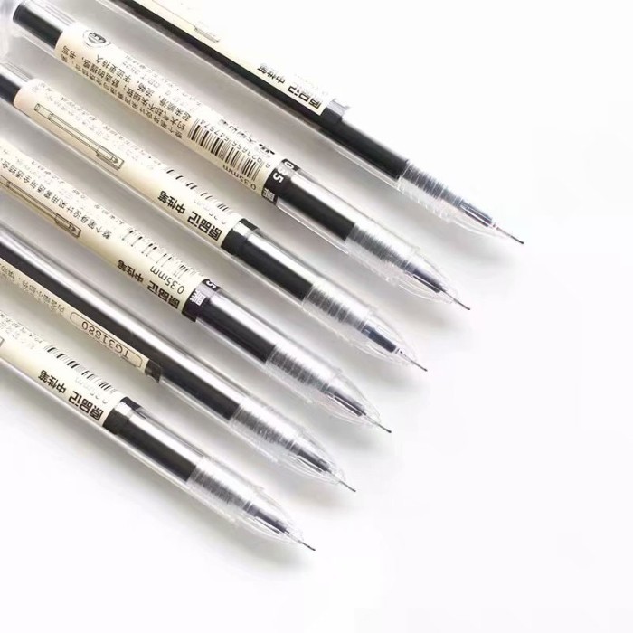 

Terbaru TERBARU Jepang Ballpoint Pen 0.35 Mm Hitam Biru Tinta Pena Kantor Seko 100% ori