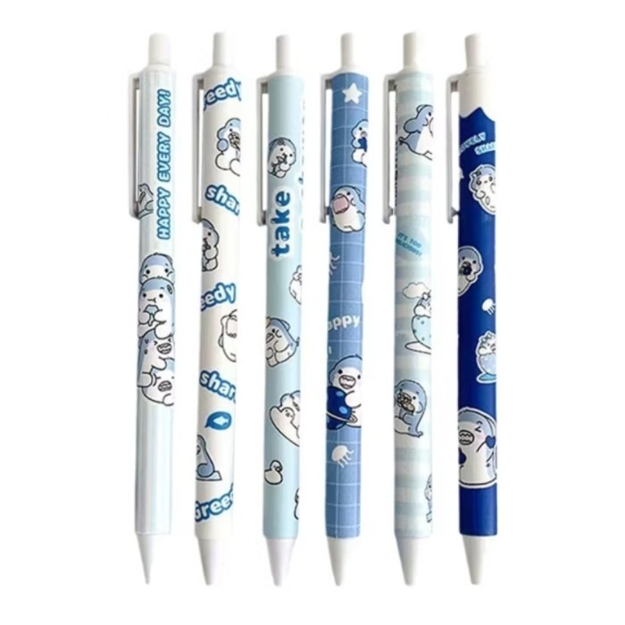 

Terbaru Pena Cetekan Karakter Motif Hiu Pulpen Warna Blue Shark Tinta Hitam Alat Tulis Sekolah