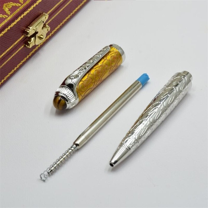 

Terbaru Luxury CT Cute Colorful Gem Top Ballpoint Pen Office School 100% ori