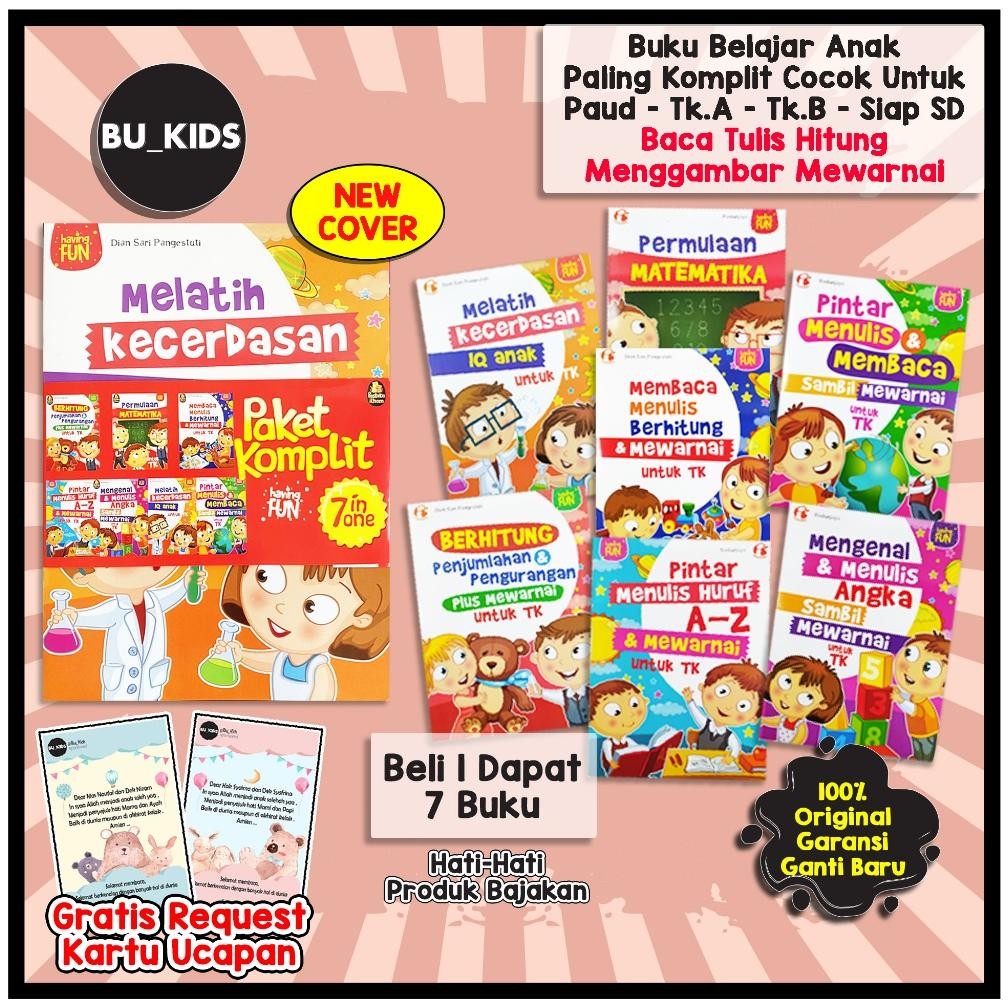 Sp - Buku Anak Tk Paud Paket Komplit 7 In 1 Belajar Anak Tk Paud