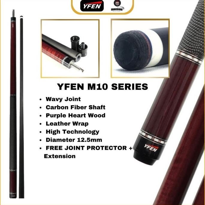 NEW PRODUK STICK BILLIARD YFEN M10 - YFEN M10 CARBON SHAFT 