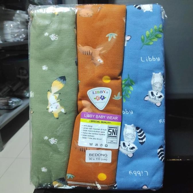 Sale Bedong Libby Baby Wear Bedong Bayi Libby Boy 3Pcs