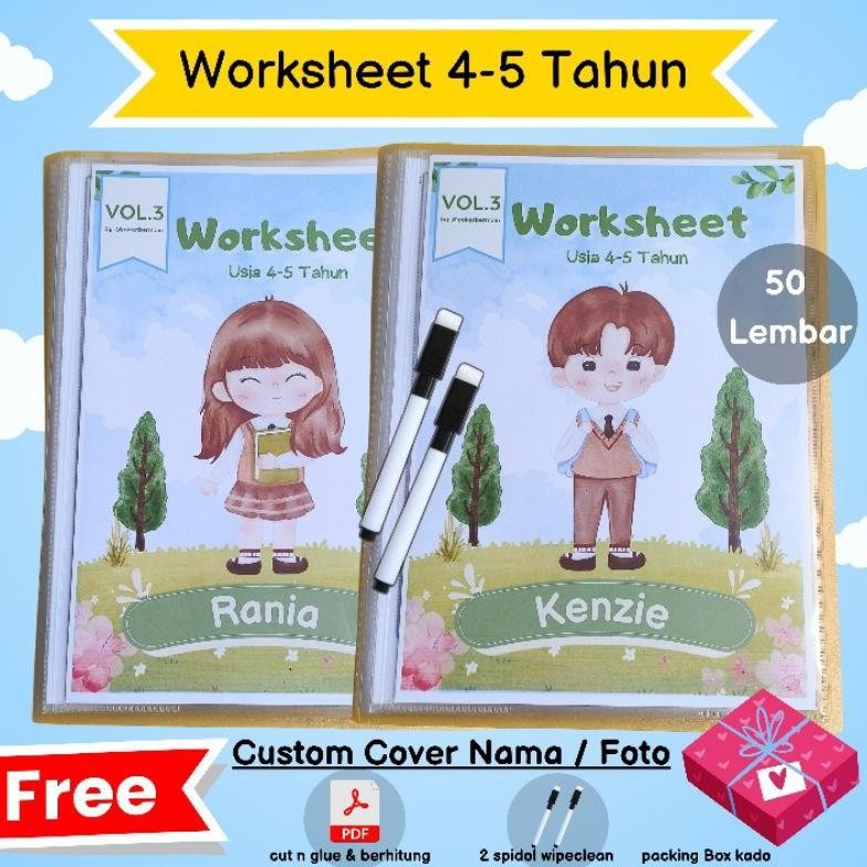 Sp - Worksheet Anak Tk, Worksheet Untuk Anak 4 Tahun, Worksheet Untuk Anak 5 Tahun, Buku Aktivitas P