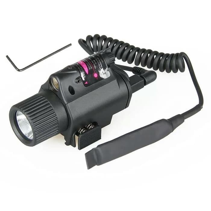 Senter Led Senapan 20Mm Railmount Red Laser Scope Sight-Senter Target New
