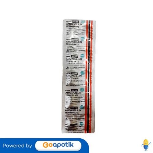 AMOXICILLIN TRIHYDRATE PHARMA 500 MG STRIP 10 KAPLET