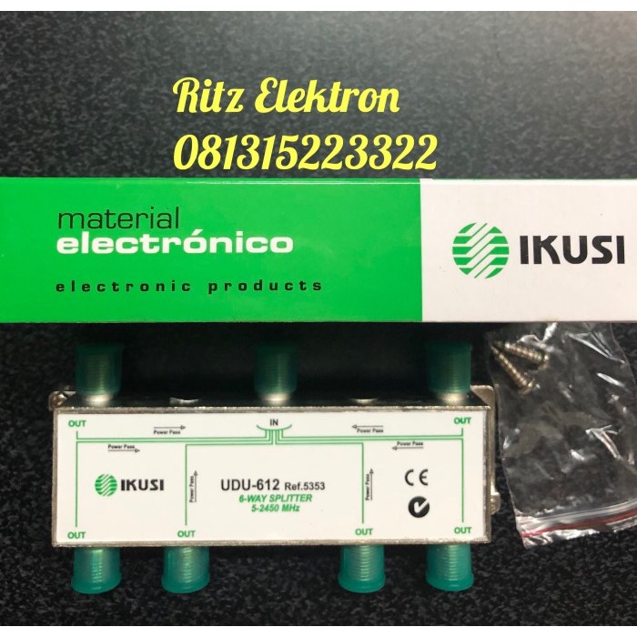 Cuci Gudang Splitter Ikusi 6 Way
