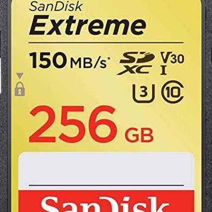 TERMURAH - MEMORY SANDISK EXTREME SDCARD 256GB Speed 150 mb/s ORIGINAL