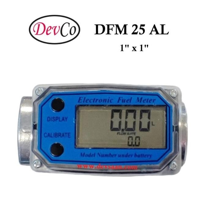 DFM 25 AL ALUMINIUM GEAR FLOW METER 0411T