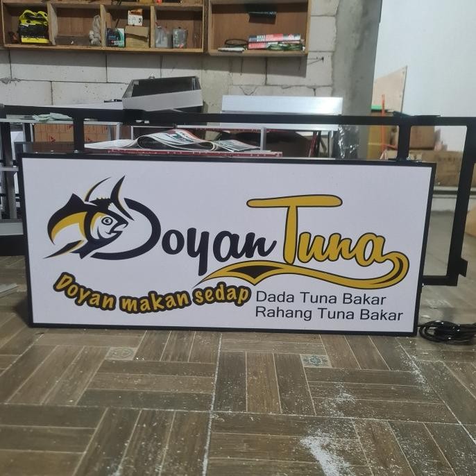 

TERMURAH - Neon box acrylic ukuran 30 x 100cm