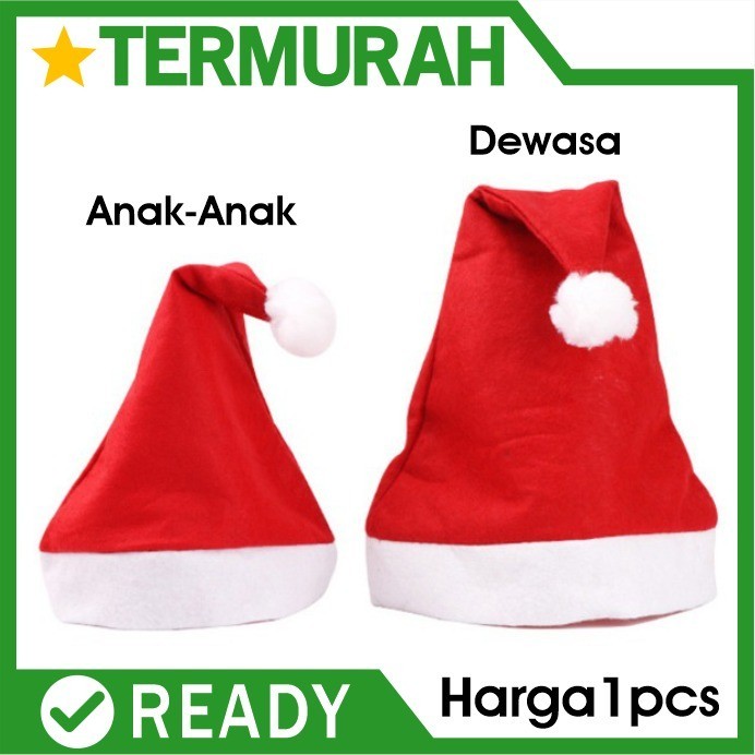 

NEW! Topi natal santa claus Christmas Hat anak dewasa bando merry XMAS - uk. DEWASA Limited