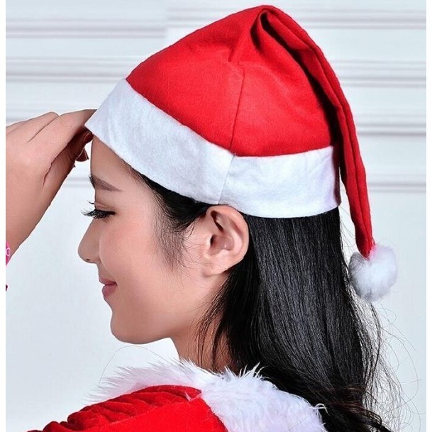 

NEW! Topi Natal Polos / Topi Natal Anak / Topi Santa Claus Christmas Limited