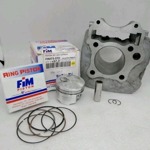 Blok Block Seher Bore Up Fim 73-Std Pin 14 Diameter 57.3 Suzuki Smash Termurah Langka