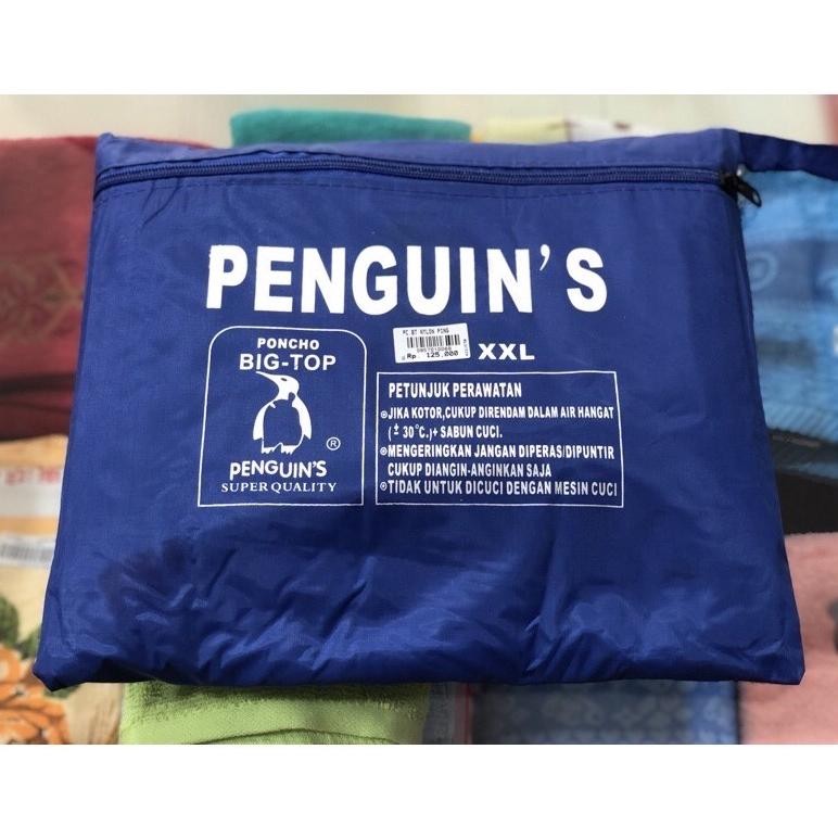 Flash  Sale Jas Hujan Penguins Big Top Parasit Size Xxl Jas Hujan/Mantel Penguin Bigtop Ponco Bahan 