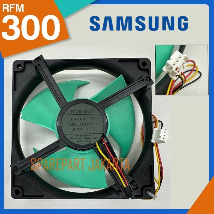 Fan kipas kulkas samsung DC15V 0.28A RFM-300