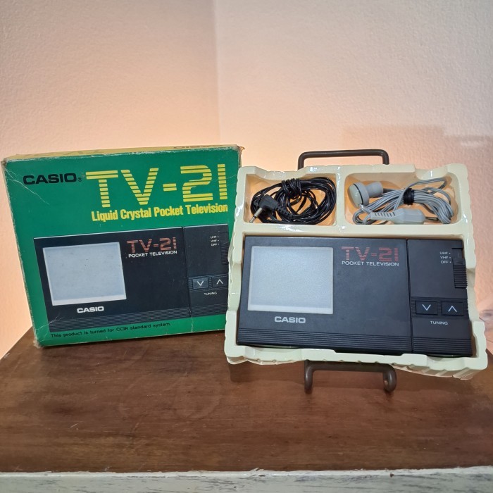 CASIO TV PORTABLE ANTIK VINTAGE JADUL TV - 21 1985