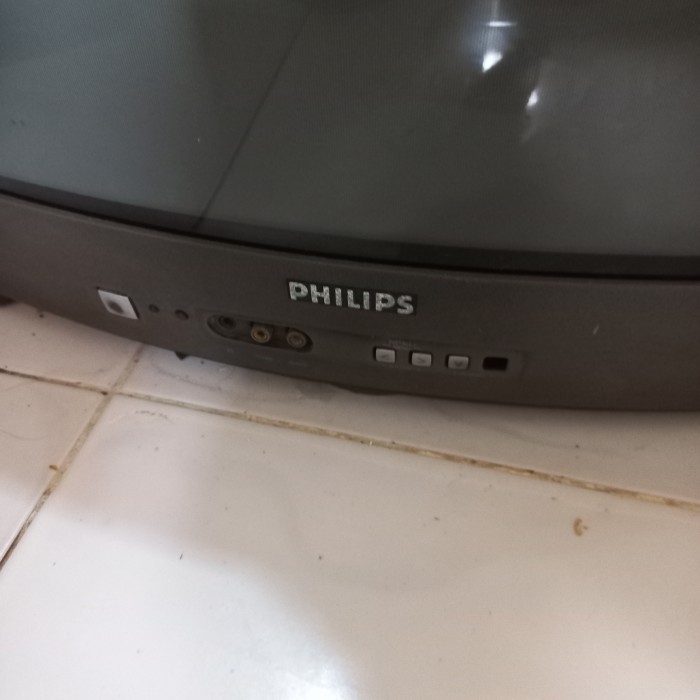TV TABUNG 21 INCHI PHILIPS RUSAK