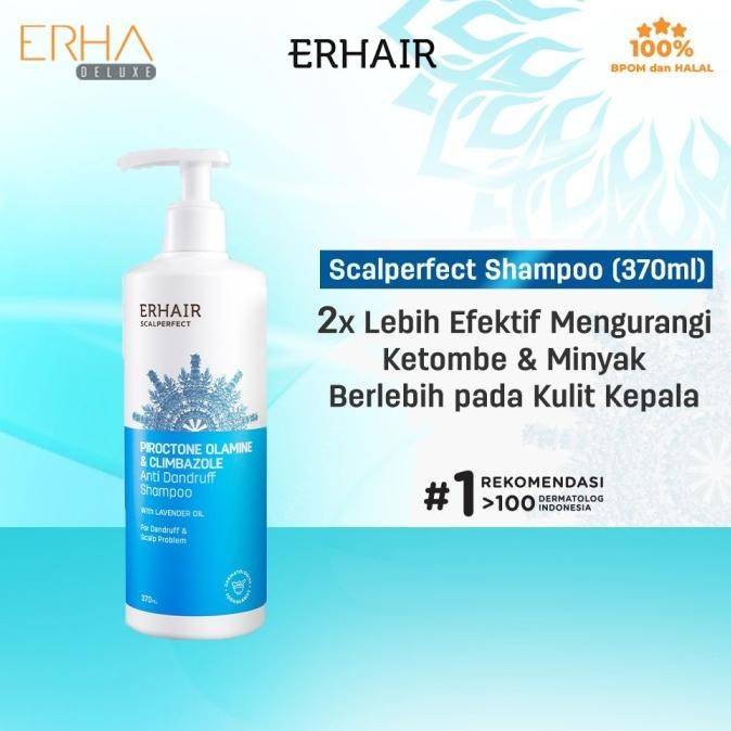 ERHA ERHAIR Scalperfect Shampoo 370 ml - Shampo Anti Ketombe, Dandruff