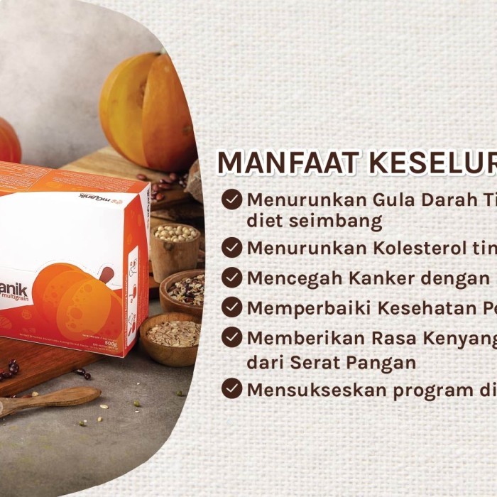 

Distributor Depok Mganik Multigrain Drink Diet Kolesterol Gula Darah Terbaru