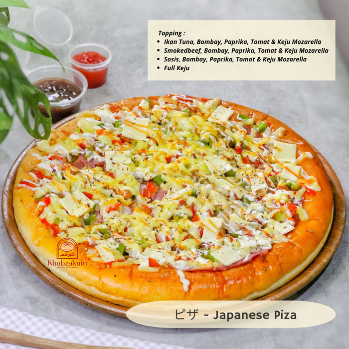 

- Large Piza - Japanese Style Piza - Pizza 8 Slice New