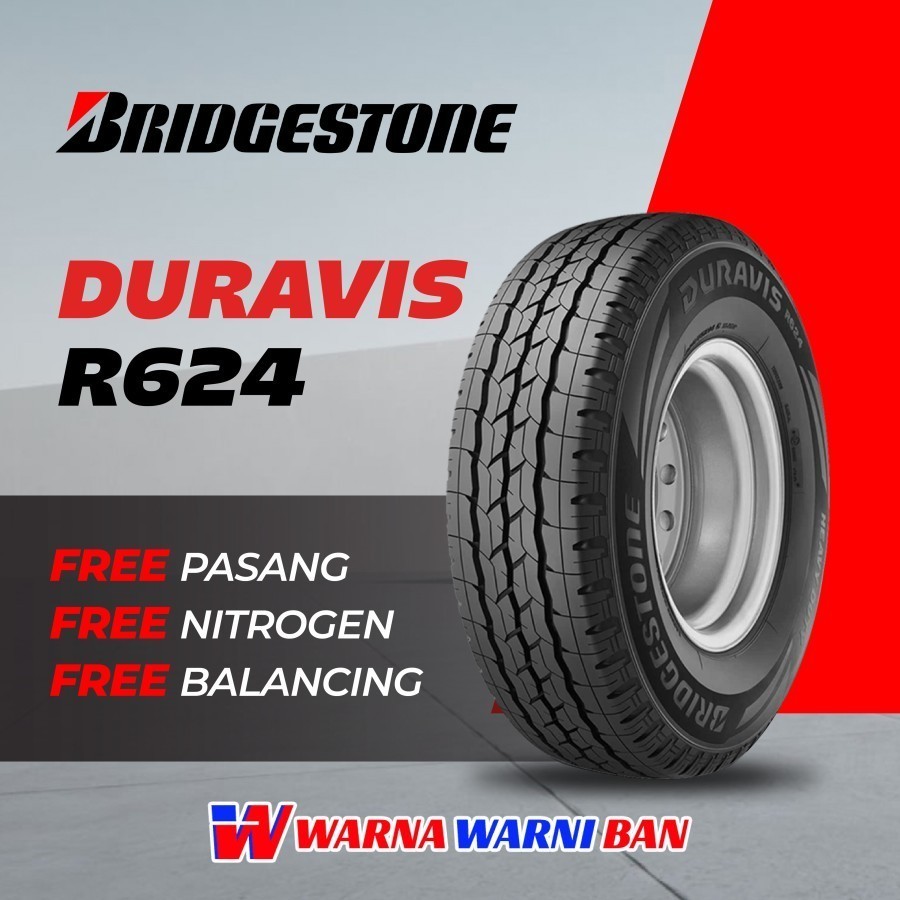 Ban Mobil Bridgestone Duravis R624 185 R14 14 8 PR