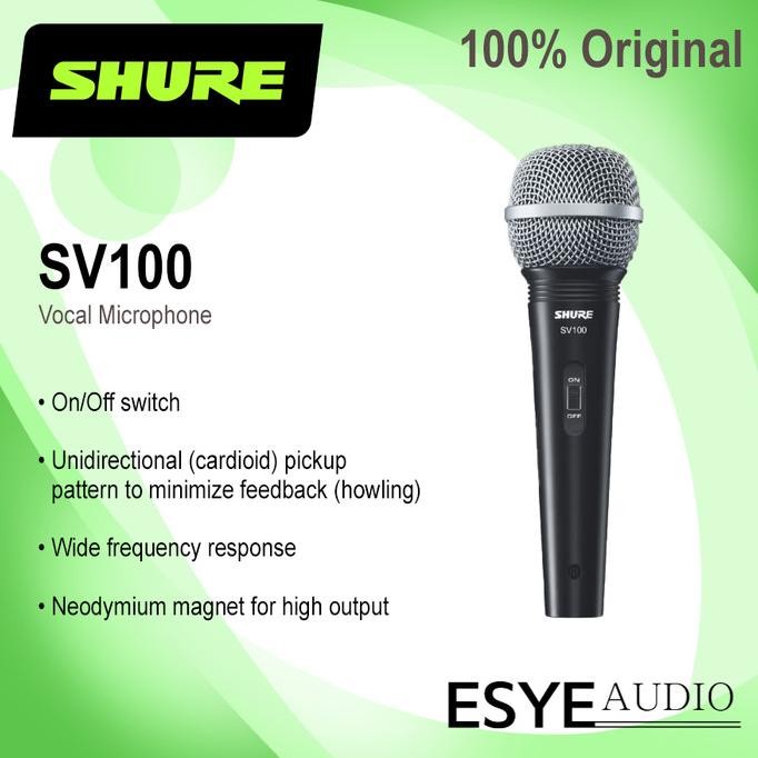 Mic kabel shure SV 100 (100% ORI)