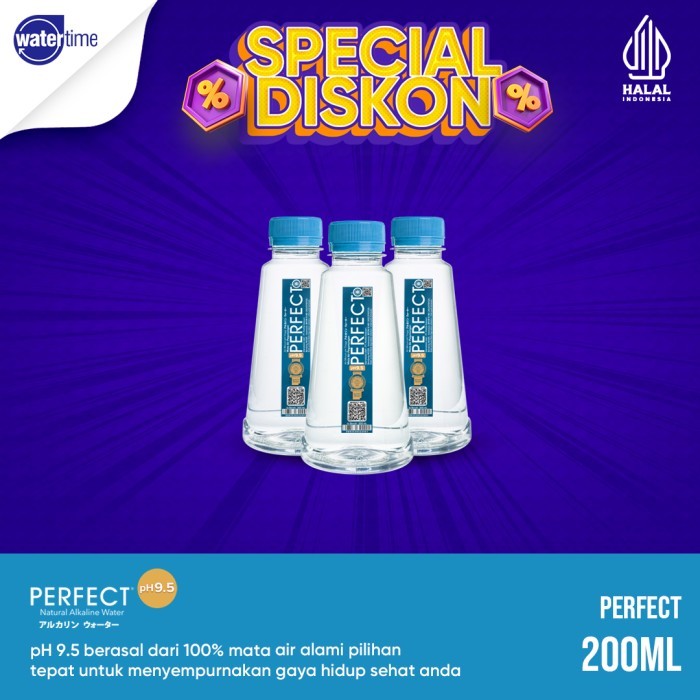 

Perfect Alkaline Water 200 Ml Ph 9,5 Paket 3 Karton New