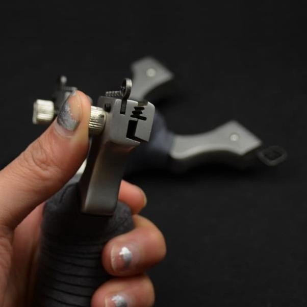 Ter Piaoyu Desert Ketapel Katapel Catapult Tactical Ikan Kayu