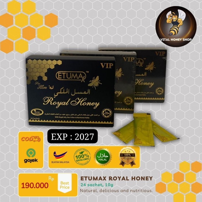 

Etumax Royal Honey Vip 24 Sachet 15G New