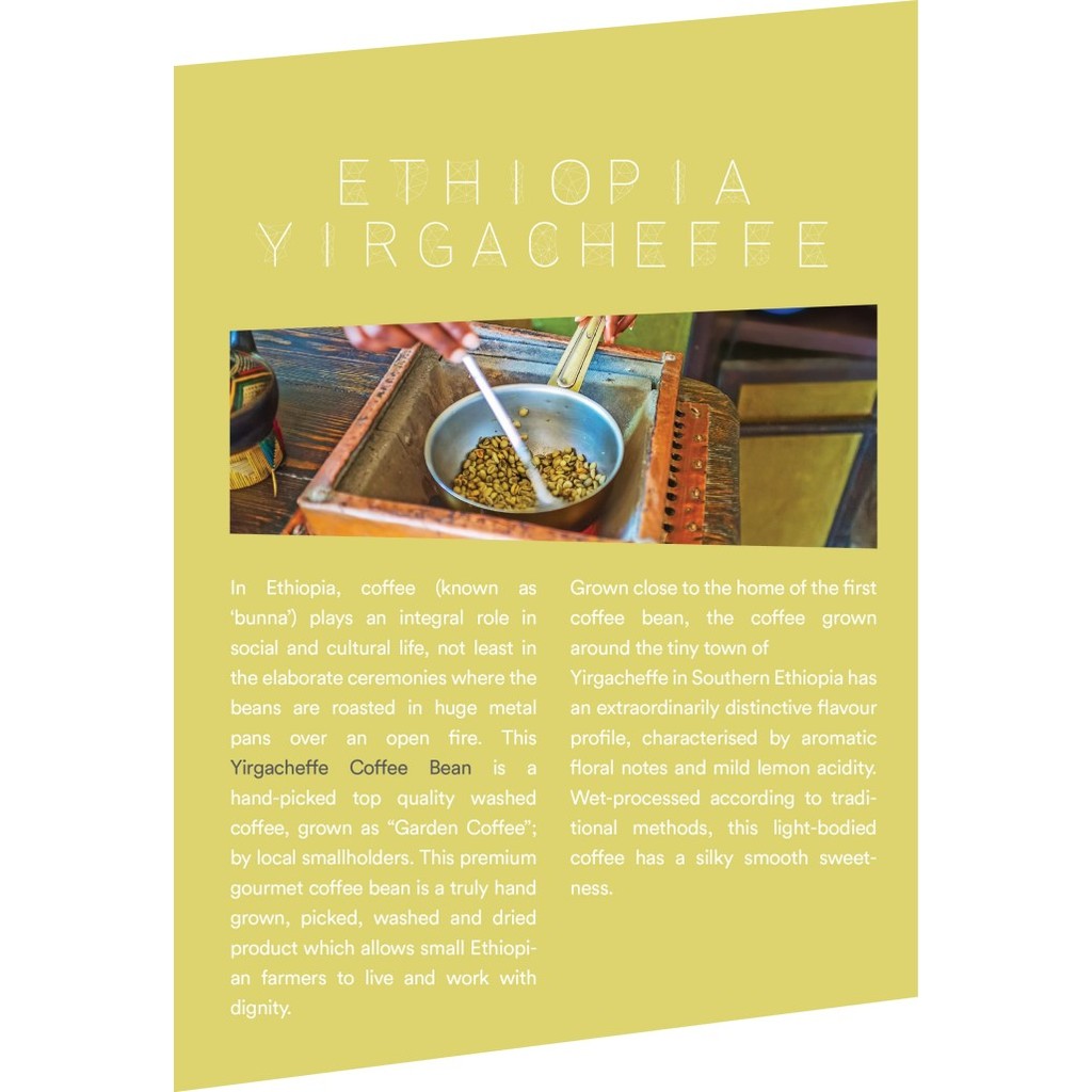 

Green Bean Arabica Ethiopia Yirgacheffee 1Kg Biji Kopi Mentah Terbaik
