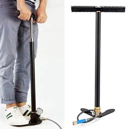 POMPA PCP BARRACUDA MELIPAT STAINLESS STEEL 4500PSI 6000PSI / POMPA BAJA TAHAN KARAT UNTUK SEPEDA MO