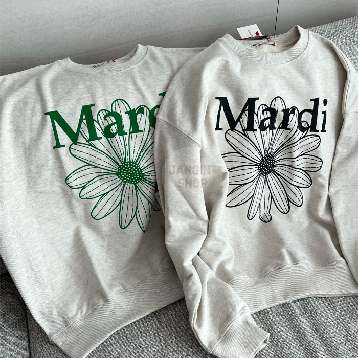 Mardi Mercredi Flower Mardi Sweatshirt Diskon