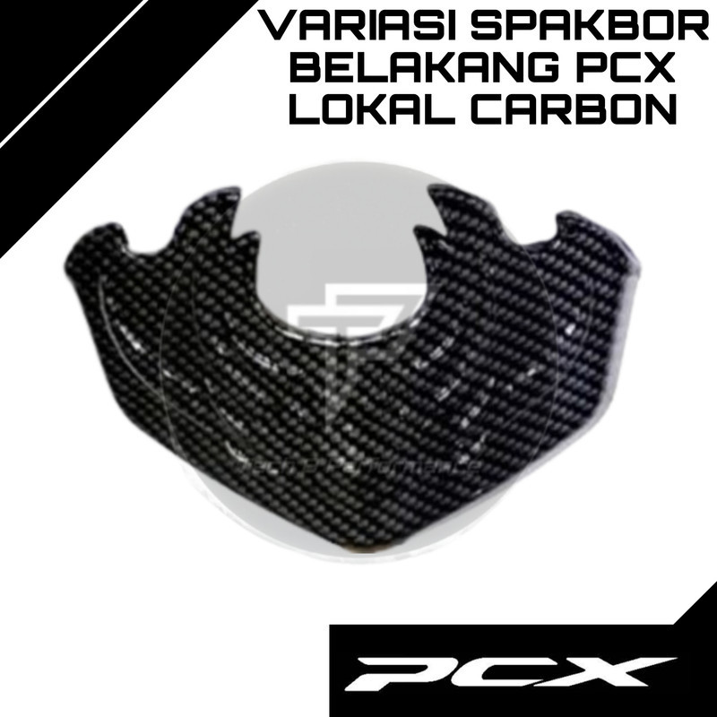 Variasi Spakbor Belakang PCX Lokal Carbon