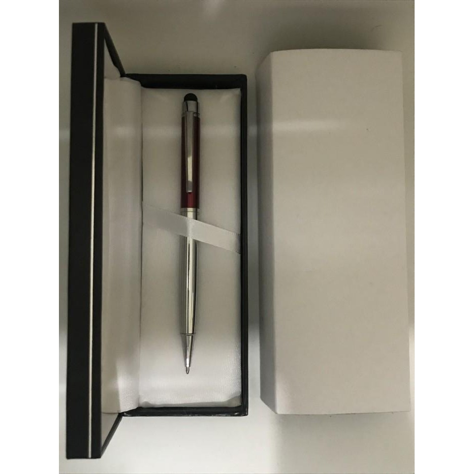 

Pulpen Promosi / Pulpen Esklusif / Elegant 108 Stylus Merah Stainless