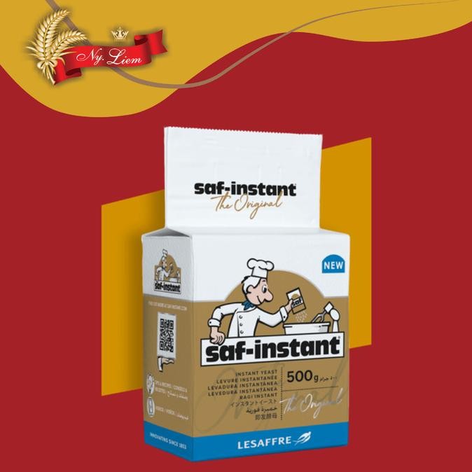 

New Saf-Instant Gold Instant Dry Yeast / Ragi Instan 500 Gram