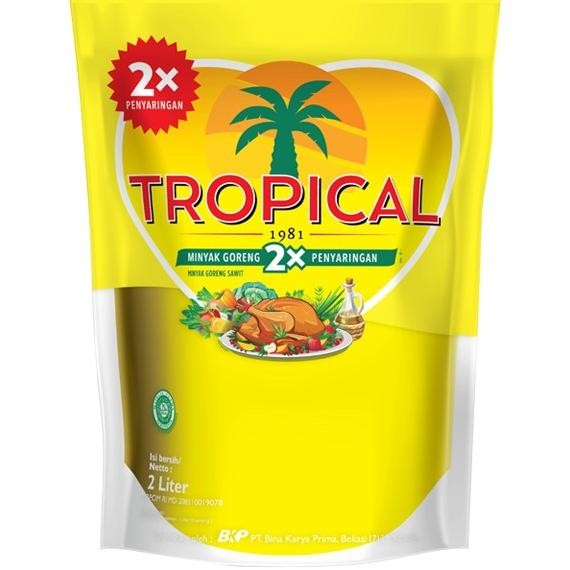 

Best Seller Tropical Minyak Goreng Pouch 2 L Pengiriman Cepat