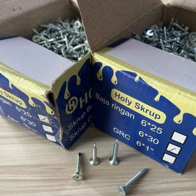 SKRUP  GIPSUM HARGA 1 BOX 0411T