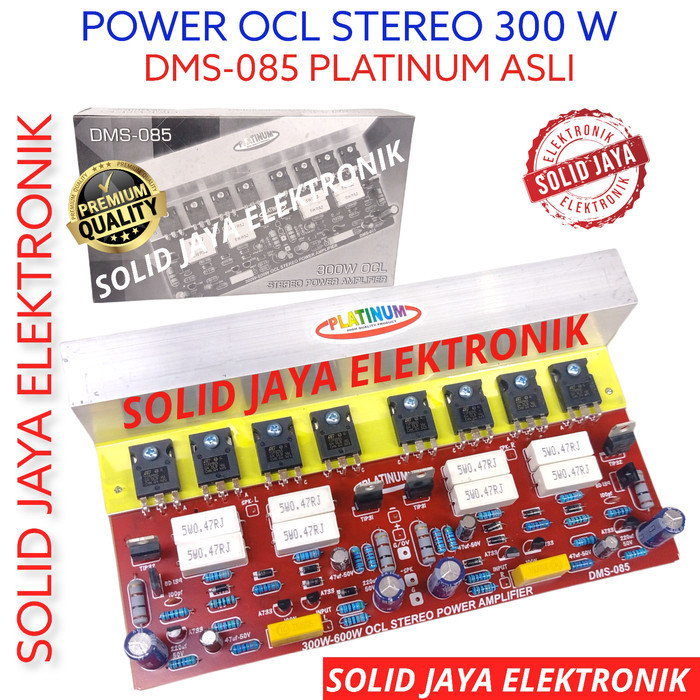 Terbaru Kit Power Ocl Stereo 300W Dms-085 Platinum Dms 085 Dms085 Amplifier