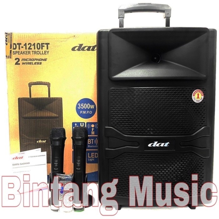 Terbaru Speaker Dat Dt 1210Ft Original 12 Channel Portable Dat 1210Ft