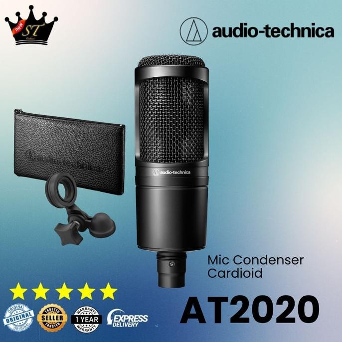 Audio Technica AT2020 AT 2020 AT-2020 Mic Condenser Microphone