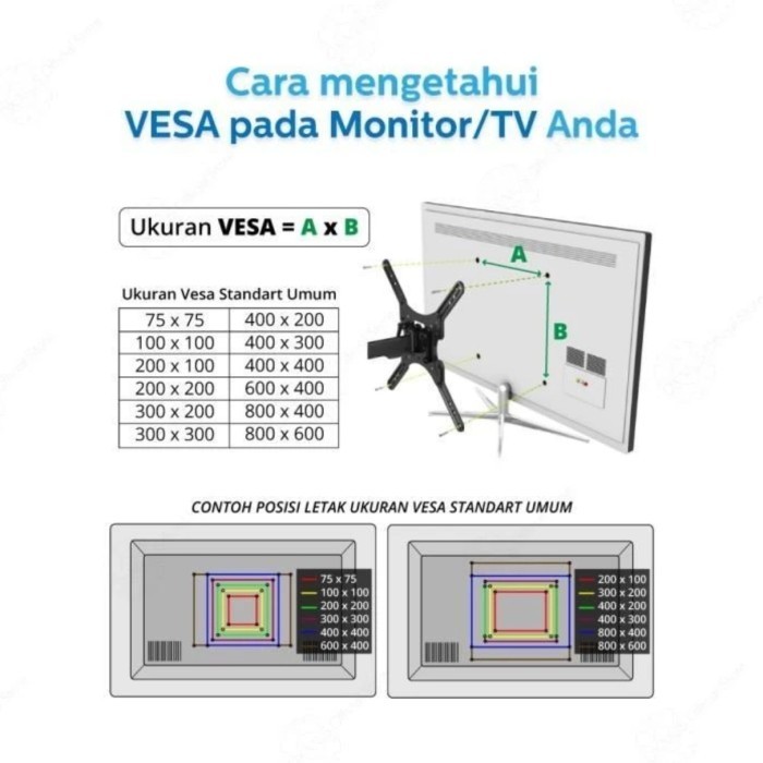 Bracket Tv Monitor Gas Spring Oximus Zdp1118 Tilt Swivel Zdp 1118 Promo