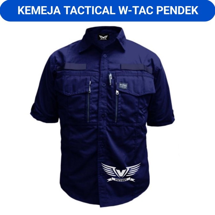 KEMEJA TACTICAL W-TAC LENGAN PENDEK - BAJU LAPANGAN TACTICAL PDL