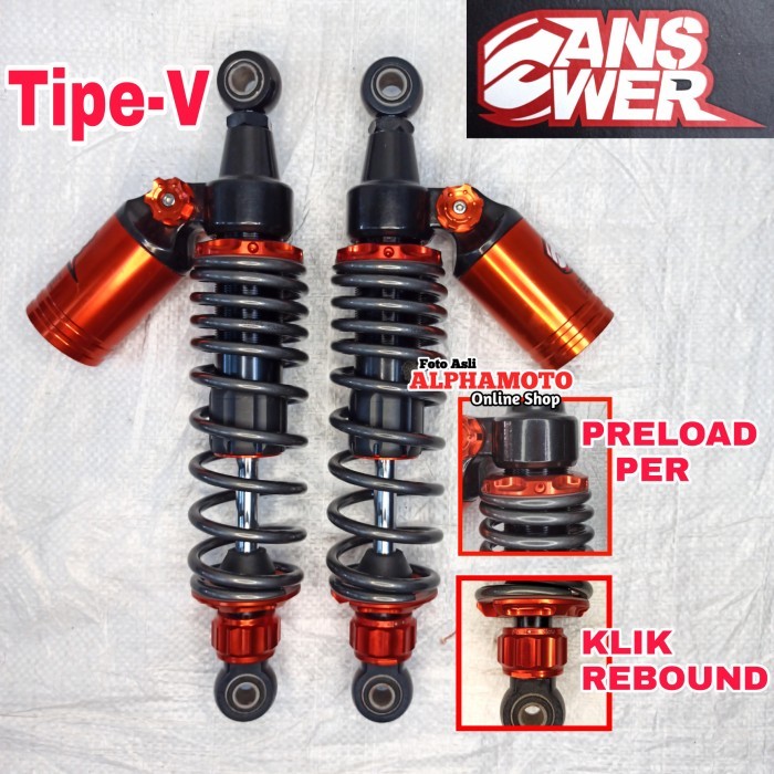 shock answer 340 320 270 shockbreaker rx king cb100 w175 tiger jupiter