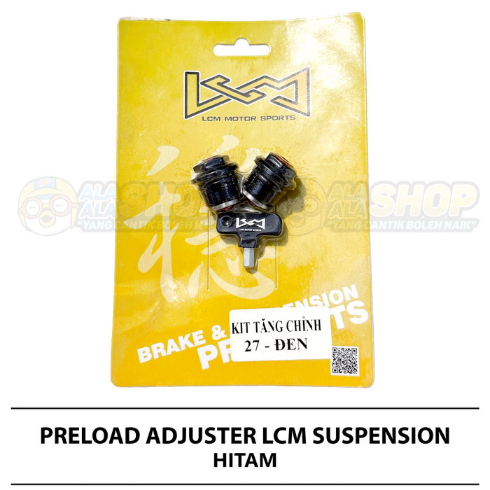 Preload Adjuster Setelan Shock Depan LCM Suspension 27 mm Original