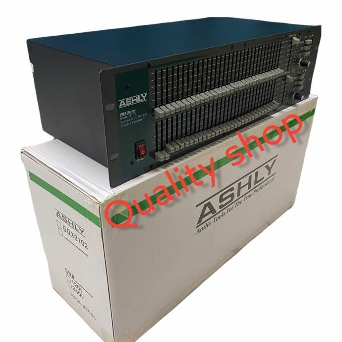 EQUALIZER ASHLY GQX-3102 made in usa baru