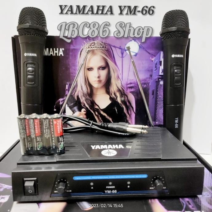 MIC YAMAHA YM 66 WIRELESS MICROPHONE