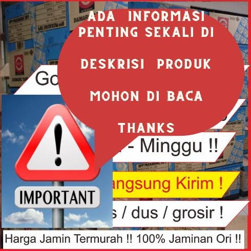 

TERMURAH - Lakban BENING/COKLAT DAIMARU 48 mm x 90 yard 1 dus - Grab/Gojek Only -