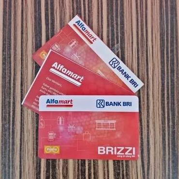 TERBARU - Alfamart Brizzi BRI e-money, etoll - Saldo Rp. 0,- (kosongan)